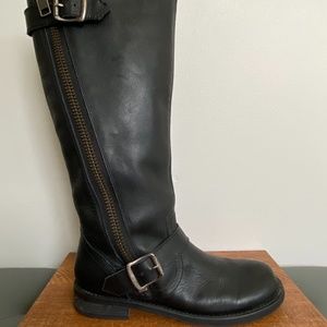 Aldo moto style knee high boots